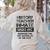 Halloween History Teacher Prisoner Costume Women's Sweatshirt Back Print Sand Halloween History Teacher Prisoner Costume Women's Sweatshirt Back Print Sand