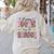 Happy 100th Day Of School Leopard Print Teacher Student Kids Women's Sweatshirt Back Print Sand Happy 100th Day Of School Leopard Print Teacher Student Kids Women's Sweatshirt Back Print Sand