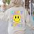 Happy Dot Day Shirts Teacher Student Girls Kids Smile Face Women's Sweatshirt Back Print Sand Happy Dot Day Shirts Teacher Student Girls Kids Smile Face Women's Sweatshirt Back Print Sand
