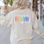 Happy Fri-Yay Fri Yay Teacher Student Friday Weekend Women's Sweatshirt Back Print Sand