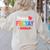 Happy Fri-Yay Friday Lovers Fun Teacher Life Weekend Women's Sweatshirt Back Print Sand