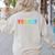 Happy Fri Yay Teacher Friday Women's Sweatshirt Back Print Sand