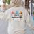 Happy Fri-Yay Teacher Fry Yay Friday Weekend Fri-Yay Women's Sweatshirt Back Print Sand