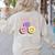 Happy To See Your Face Smile Face Teacher Back To School Women's Sweatshirt Back Print Sand Happy To See Your Face Smile Face Teacher Back To School Women's Sweatshirt Back Print Sand