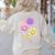 Happy To See Your Face Teacher Flower Back To School Women's Sweatshirt Back Print Sand Happy To See Your Face Teacher Flower Back To School Women's Sweatshirt Back Print Sand
