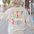 Happy To See Your Face Teacher Retro Back To School Women's Sweatshirt Back Print Sand Happy To See Your Face Teacher Retro Back To School Women's Sweatshirt Back Print Sand