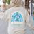 Happy Teacher I Wear Blue For My Students Autism Awareness Women's Sweatshirt Back Print Sand