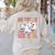 Haunted By My TBR Cute Ghosts Book Reading Teacher Halloween Women's Sweatshirt Back Print Sand