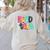 Head Start Team Homeschool Teacher Headstart Back To School Women's Sweatshirt Back Print Sand