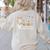 Headstart Teacher Early Childhood Educator Women's Sweatshirt Back Print Sand Headstart Teacher Early Childhood Educator Women's Sweatshirt Back Print Sand