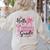 Hello Third Grade First Day Of School Coquette Teacher Girl Women's Sweatshirt Back Print Sand Hello Third Grade First Day Of School Coquette Teacher Girl Women's Sweatshirt Back Print Sand