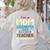 I'm Mom Grandma And A Retired Teacher Nothing Scares Me Men Women Women's Sweatshirt Back Print Sand I'm Mom Grandma And A Retired Teacher Nothing Scares Me Men Women Women's Sweatshirt Back Print Sand