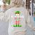 I'm The PE Teacher Elf Christmas Family Matching Women's Sweatshirt Back Print Sand