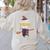 Im The Teacher Witch Halloween Matching Group Costume Women's Sweatshirt Back Print Sand
