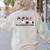 Inclusion Isn't Scary Boo Ghost Halloween Sped Teacher Women's Sweatshirt Back Print Sand Inclusion Isn't Scary Boo Ghost Halloween Sped Teacher Women's Sweatshirt Back Print Sand