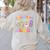 Inclusion Isn't Scary Ghost Halloween SLP Sped Teacher Women's Sweatshirt Back Print Sand