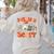 Inclusion Isn't Scary SLP Sped Teacher Halloween Women's Sweatshirt Back Print Sand