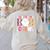 Infant Teacher Boo Crew Halloween Costume Women's Sweatshirt Back Print Sand