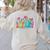 Infant Teacher Floral First Day Back To School Teaching Women's Sweatshirt Back Print Sand Infant Teacher Floral First Day Back To School Teaching Women's Sweatshirt Back Print Sand