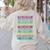 Their There And They'Re English Teacher Men Women Women's Sweatshirt Back Print Sand