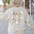 It's A Bootiful Day To Make Music Ghost Teacher Women's Sweatshirt Back Print Sand