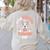 It’s A Boston Terrier Day Pet Cute Dog Lover Cartoon Women's Sweatshirt Back Print Sand
