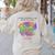 It's Fine Everything Is Fine I'm Fine Pre K Teacher Life For Men Women Girls Kids Women's Sweatshirt Back Print Sand