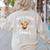Just A Teacher Who Loves Cows Shirt Cute Highland Cow Women's Sweatshirt Back Print Sand