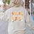 Kindergarten Dream Ghost Team Fall Halloween Spooky Teachers Women's Sweatshirt Back Print Sand Kindergarten Dream Ghost Team Fall Halloween Spooky Teachers Women's Sweatshirt Back Print Sand