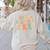 In My Kindergarten Era Retro Back To School Teacher Student Women's Sweatshirt Back Print Sand In My Kindergarten Era Retro Back To School Teacher Student Women's Sweatshirt Back Print Sand