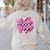 Kindergarten Teacher Women Checkered First Day Of School Women's Sweatshirt Back Print Sand
