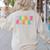Kindergarten Team Teacher Back To School Kindergarten Squad Women's Sweatshirt Back Print Sand Kindergarten Team Teacher Back To School Kindergarten Squad Women's Sweatshirt Back Print Sand