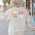Last Day Of School Back To School Dream Team Teacher Kids Women's Sweatshirt Back Print Sand