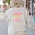 Leer Es Poder Groovy Spanish Teacher Bilingual Maestra Men Women Women's Sweatshirt Back Print Sand Leer Es Poder Groovy Spanish Teacher Bilingual Maestra Men Women Women's Sweatshirt Back Print Sand