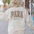 Leopard Paraprofessional Back To School Para Squad Teacher Women's Sweatshirt Back Print Sand Leopard Paraprofessional Back To School Para Squad Teacher Women's Sweatshirt Back Print Sand