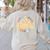 Let's Learn Today First Day Of School For Teacher Student Women's Sweatshirt Back Print Sand