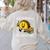 Let's Taco Bout Learning Back To School Teacher Kids Women's Sweatshirt Back Print Sand