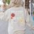 Letter Of The Week Ff Sight Word Teacher Squad Women's Sweatshirt Back Print Sand