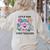 Little Miss Stem Teacher Women's Sweatshirt Back Print Sand