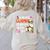 Llama Learning Teachers Students Alpaca Lover Back To School Women's Sweatshirt Back Print Sand Llama Learning Teachers Students Alpaca Lover Back To School Women's Sweatshirt Back Print Sand