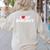 I Love AP Biology I Heart AP Biology Teachers Students For Men Women Kids Women's Sweatshirt Back Print Sand