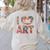 I Love Art Artist Painter Colorful Painting Art Teacher Women's Sweatshirt Back Print Sand I Love Art Artist Painter Colorful Painting Art Teacher Women's Sweatshirt Back Print Sand