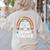 I Love Bee-Ing An Infant Teacher Toddler Teaching Women's Sweatshirt Back Print Sand