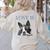 Love Is Boston Terrier Bostie Women's Sweatshirt Back Print Sand