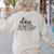 I Love You All Class Dismissed Teacher Last Day Of School Women's Sweatshirt Back Print Sand