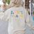 Love First Teach Second School Teacher Appreciation Women's Sweatshirt Back Print Sand Love First Teach Second School Teacher Appreciation Women's Sweatshirt Back Print Sand