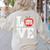 LOVE Kindergarten Teacher Student School Apple Women's Sweatshirt Back Print Sand