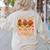 I Love My Kindergarten Turkeys Thanksgiving Teacher Students Women's Sweatshirt Back Print Sand