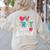 Love Them First Teach Them Second Teacher Student Love Quote Women's Sweatshirt Back Print Sand