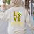 Love Preschool Back To School Yellow Bee Preschool Teacher For Men Women Girls Kids Women's Sweatshirt Back Print Sand